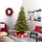 8ft. Pre-Lit North Carolina Spruce Artificial Christmas Tree, Clear LED Lights